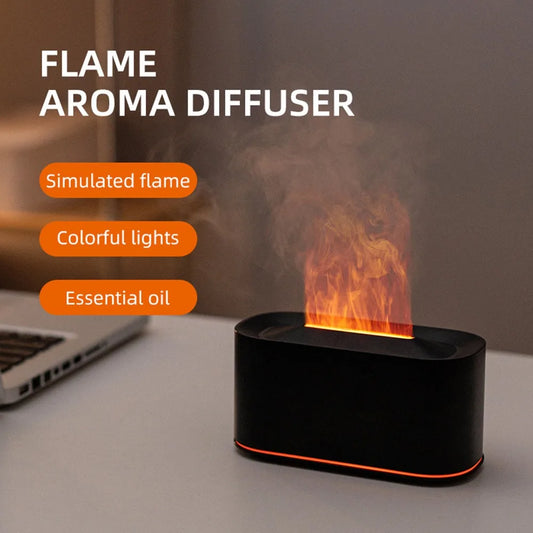 Flame Aroma Diffuser™ – Relaxing Fire Mist Lamp