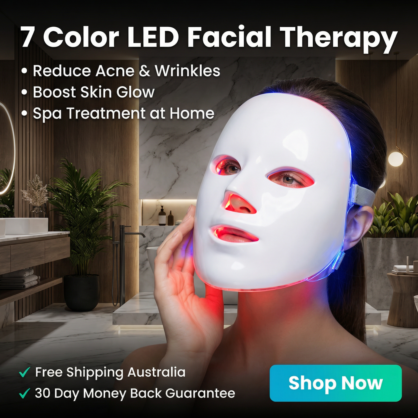 Nexora GlowMask™ | Professional LED Skin Therapy